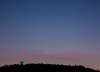Venus and Mercury by Enger Tower