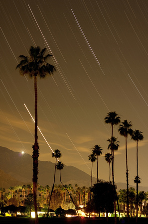 Star Trails from Rancho Mirage, CA