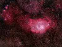 M8, NGC 6559, and NGC 6544