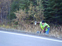 Jim at Korkki Road Cleanup